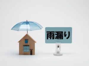 住宅の雨漏り対策イメージ